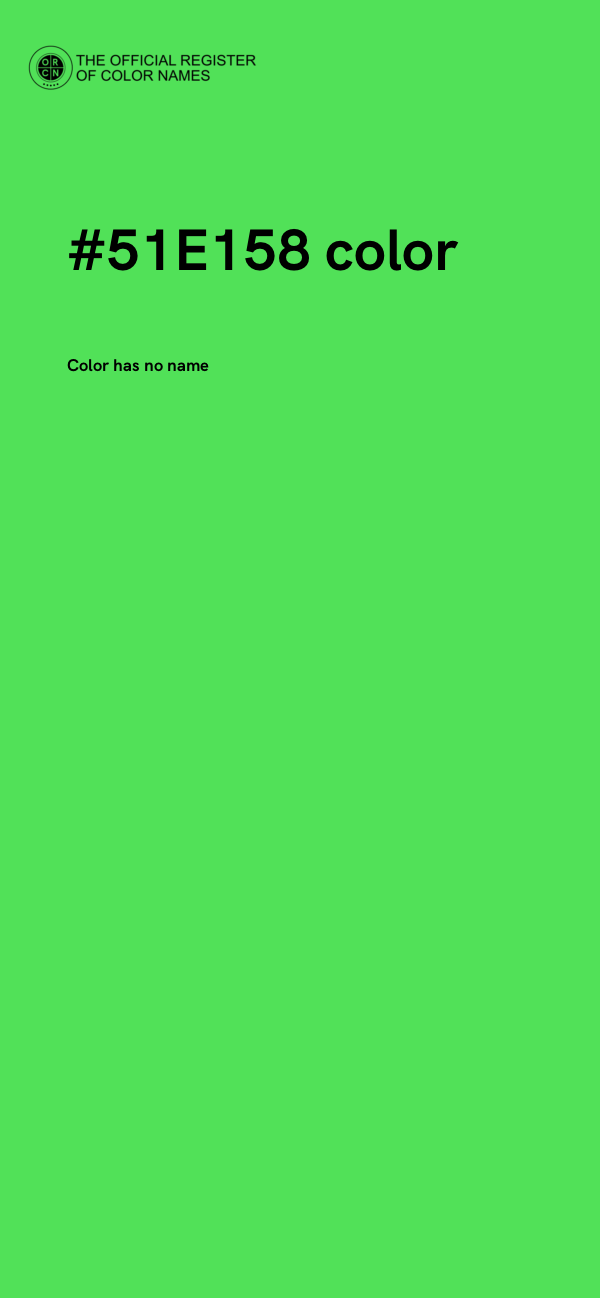 #51E158 color image