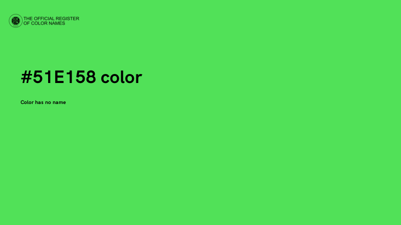 #51E158 color image