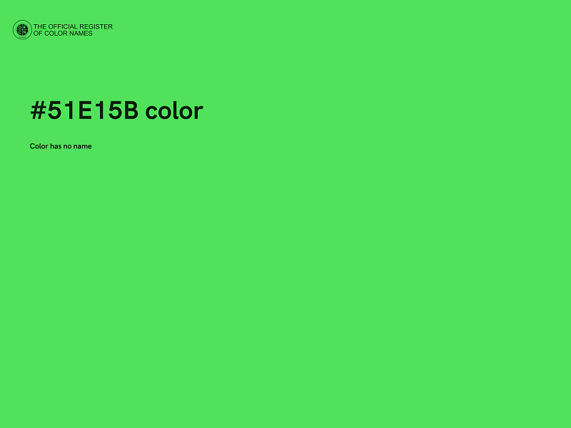#51E15B color image