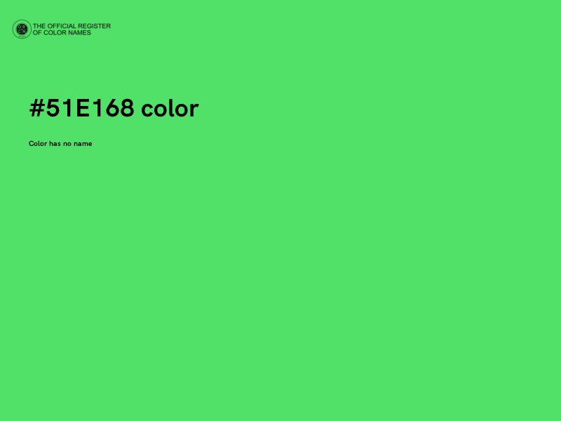 #51E168 color image