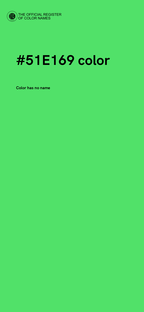 #51E169 color image