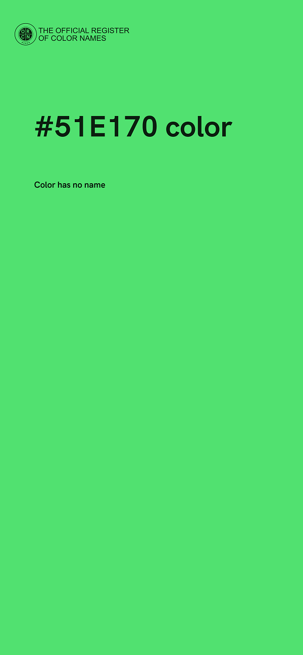 #51E170 color image