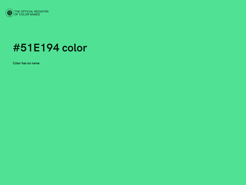 #51E194 color image