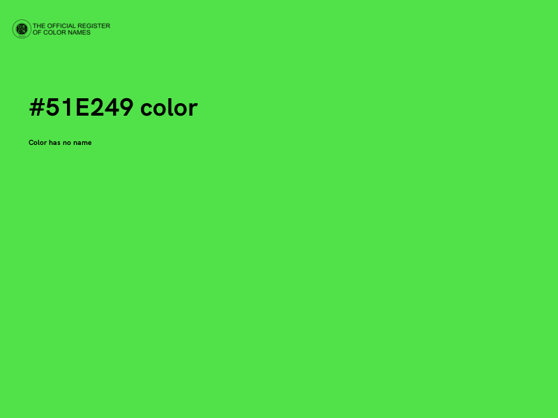 #51E249 color image