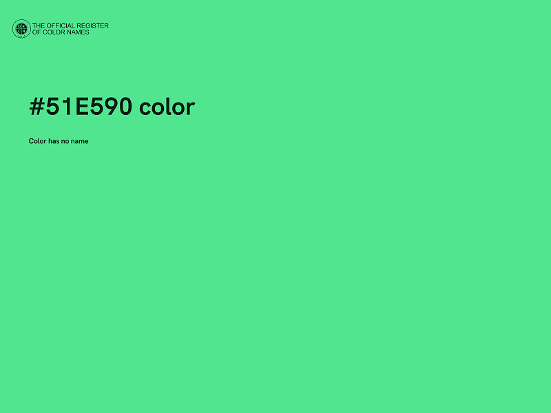 #51E590 color image