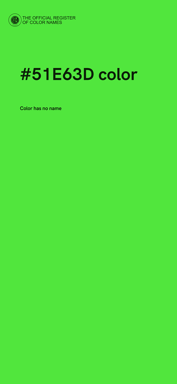 #51E63D color image
