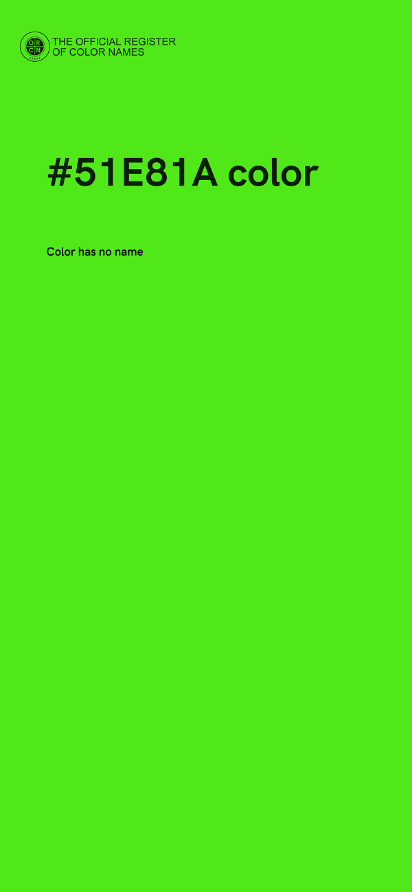 #51E81A color image