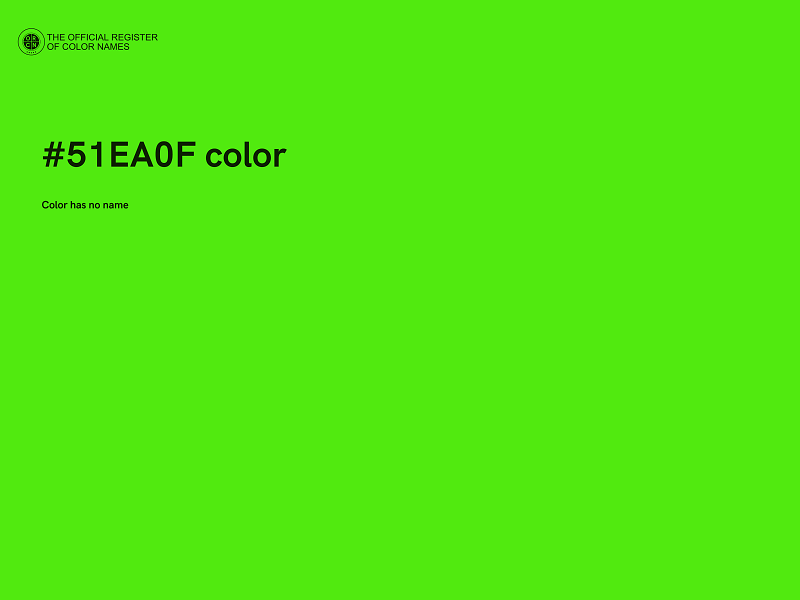 #51EA0F color image