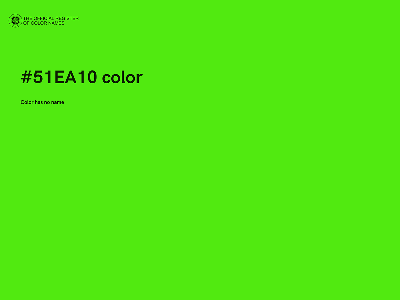 #51EA10 color image