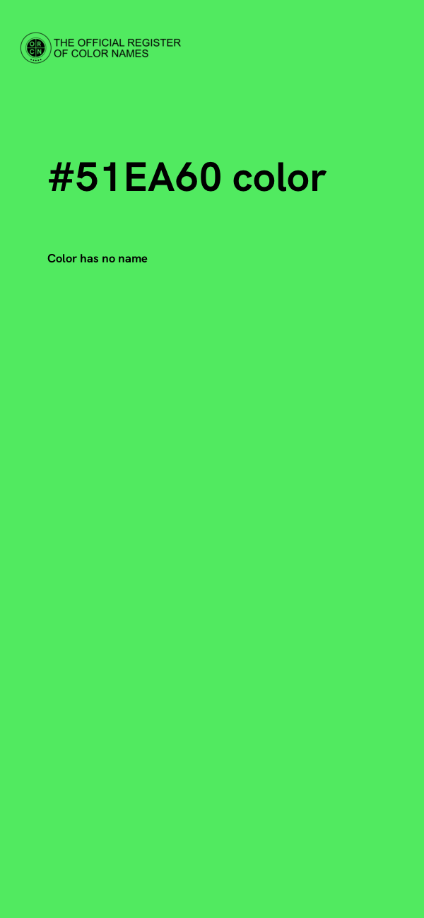 #51EA60 color image