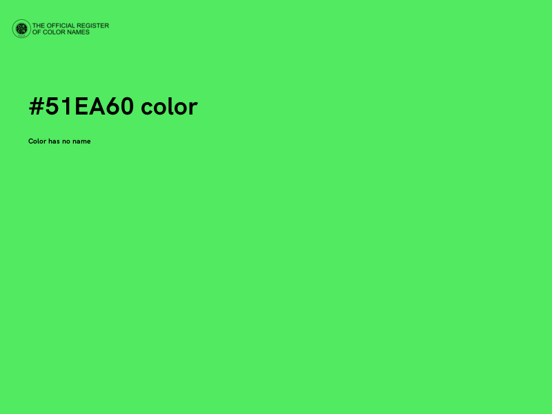 #51EA60 color image