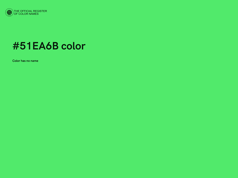 #51EA6B color image