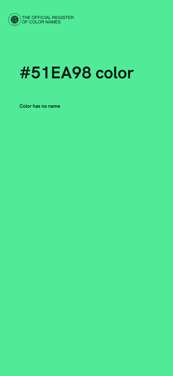 #51EA98 color image
