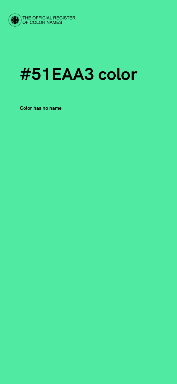 #51EAA3 color image
