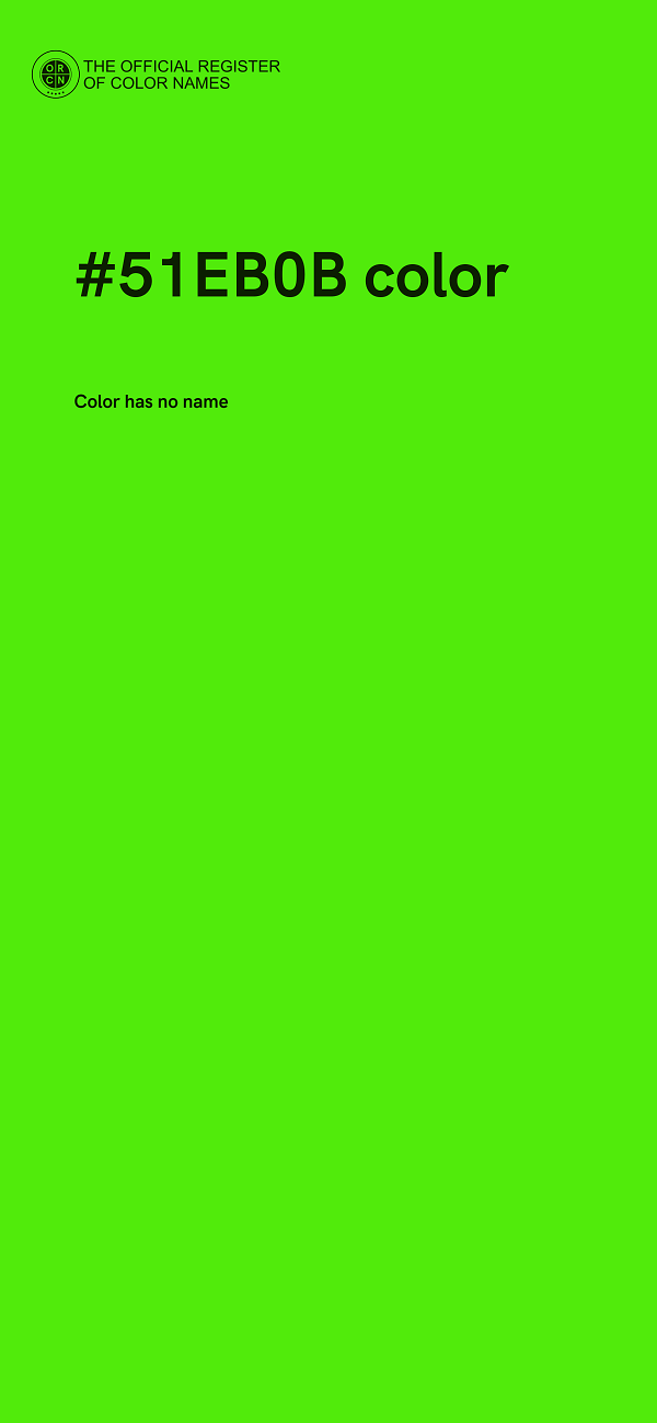 #51EB0B color image