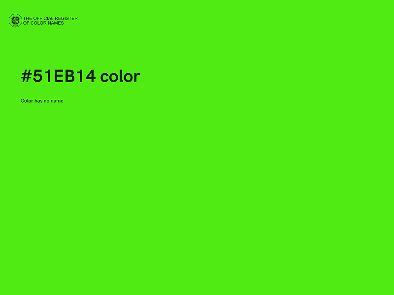 #51EB14 color image