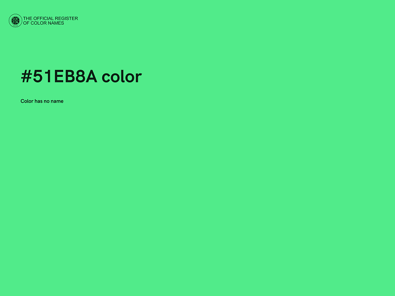 #51EB8A color image