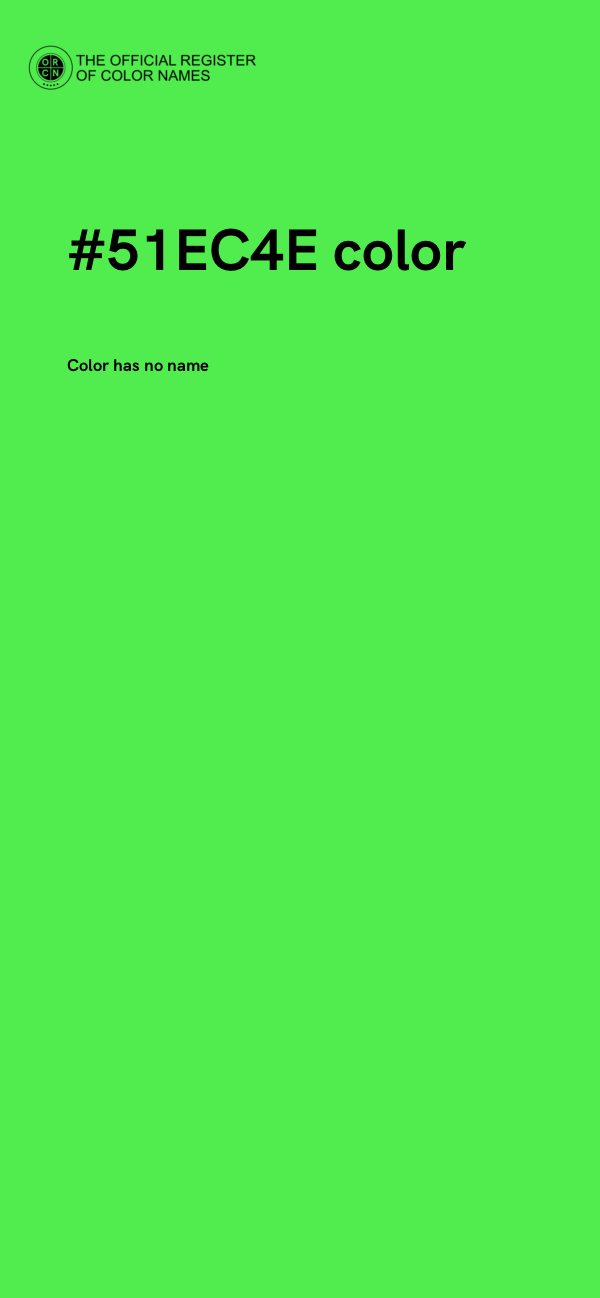 #51EC4E color image