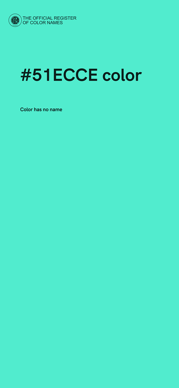 #51ECCE color image
