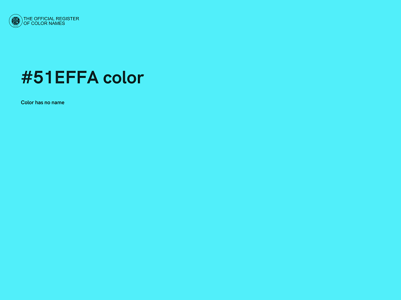 #51EFFA color image