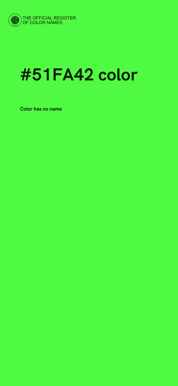 #51FA42 color image