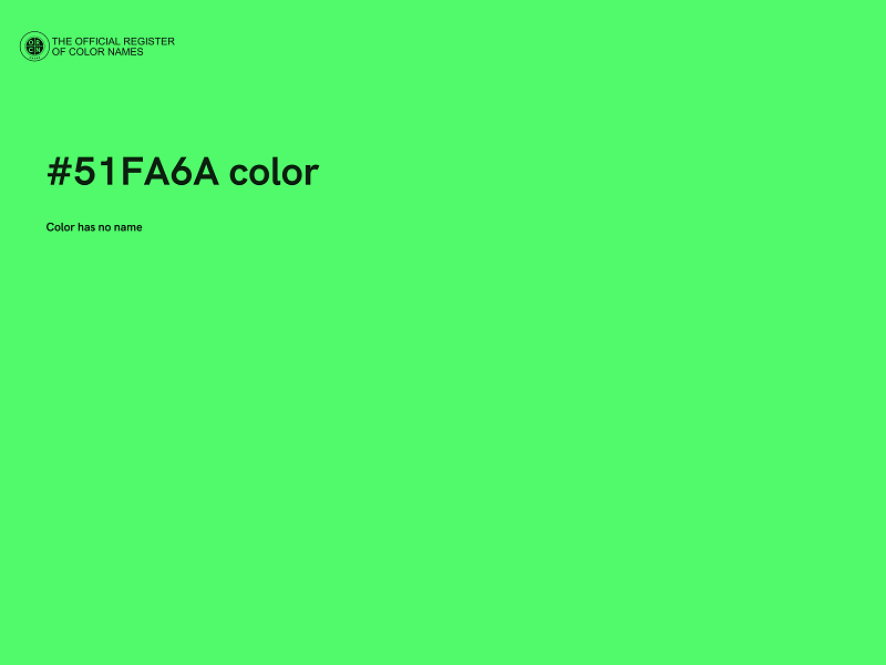 #51FA6A color image