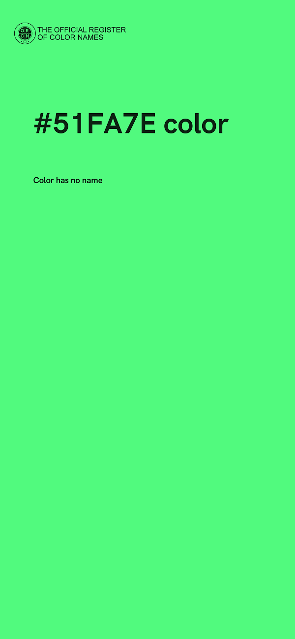#51FA7E color image