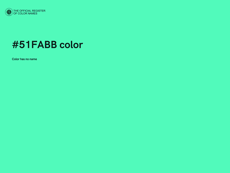 #51FABB color image