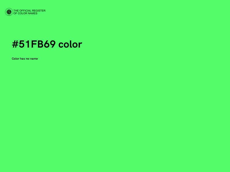 #51FB69 color image