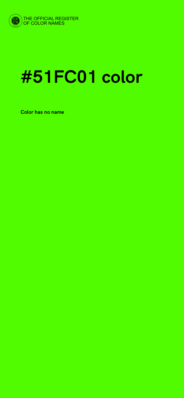#51FC01 color image