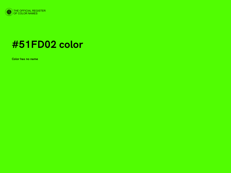 #51FD02 color image