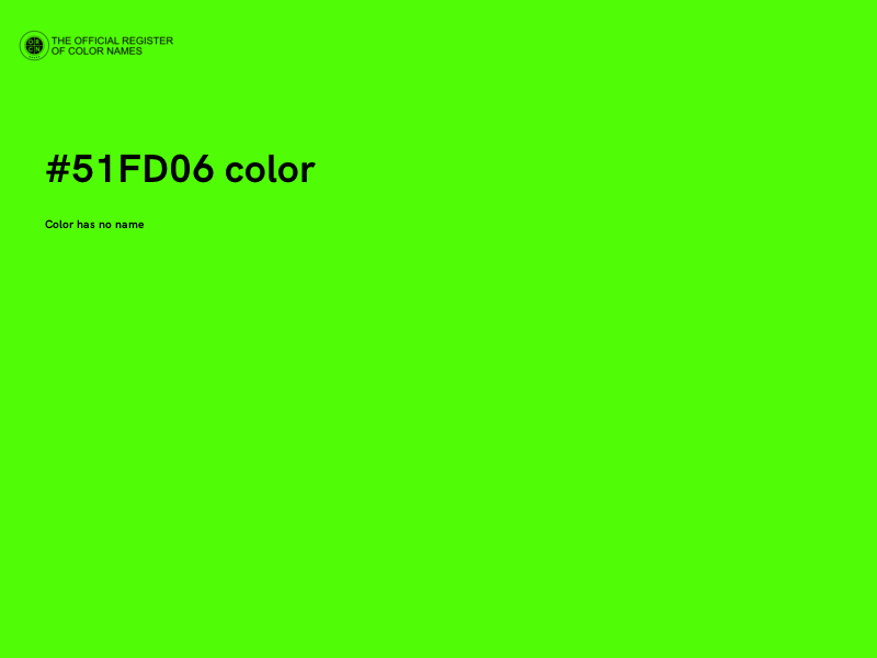 #51FD06 color image