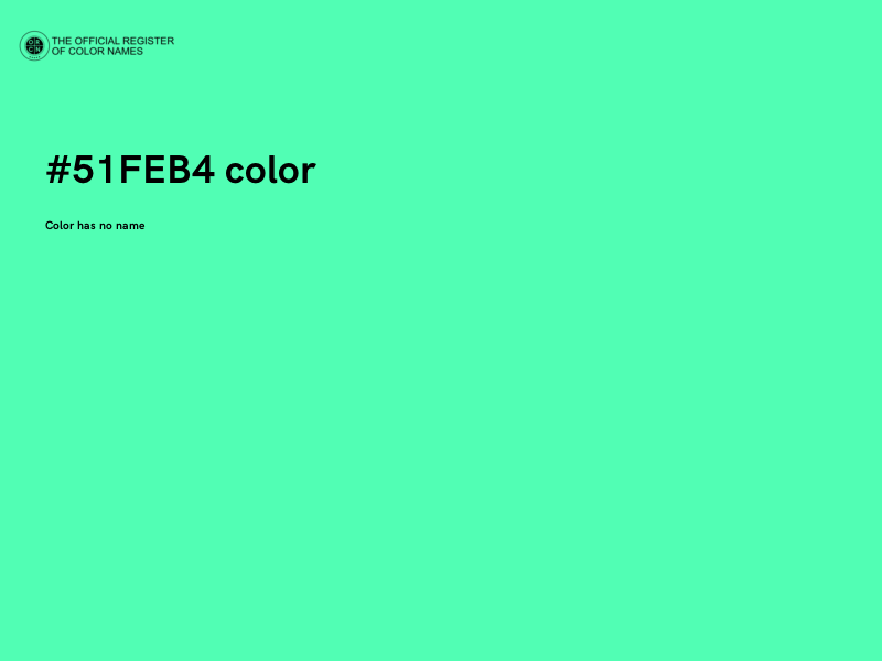 #51FEB4 color image
