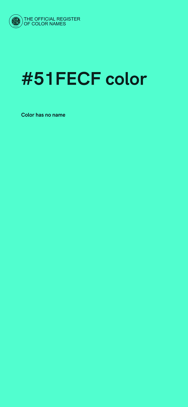 #51FECF color image