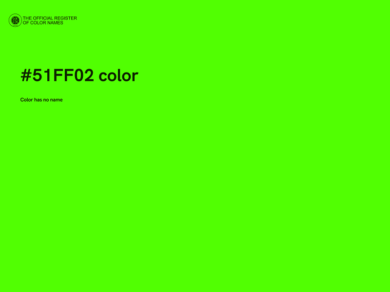 #51FF02 color image