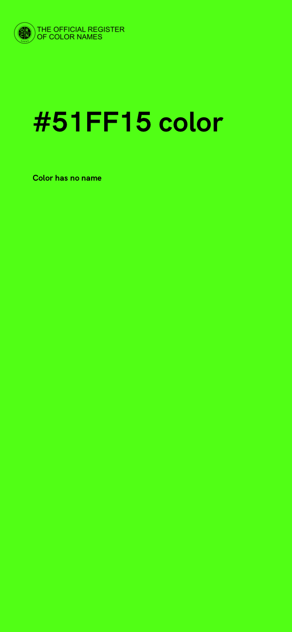 #51FF15 color image