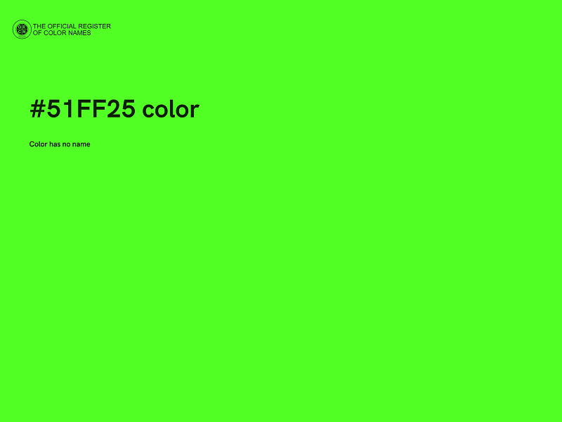 #51FF25 color image