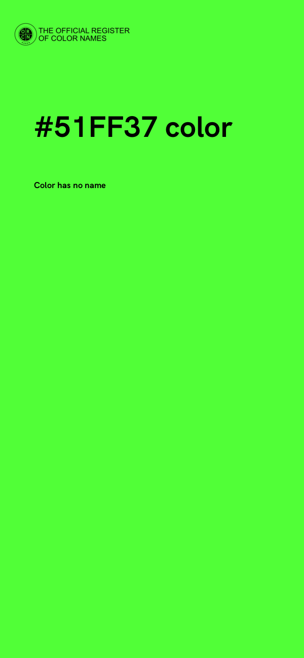 #51FF37 color image