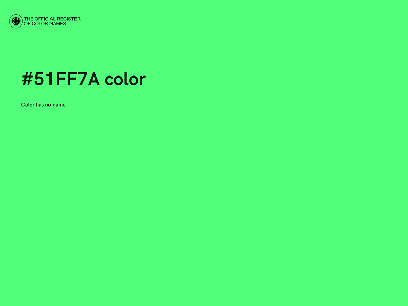 #51FF7A color image