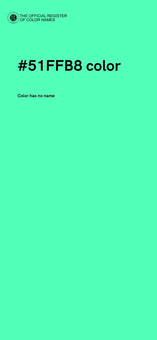 #51FFB8 color image