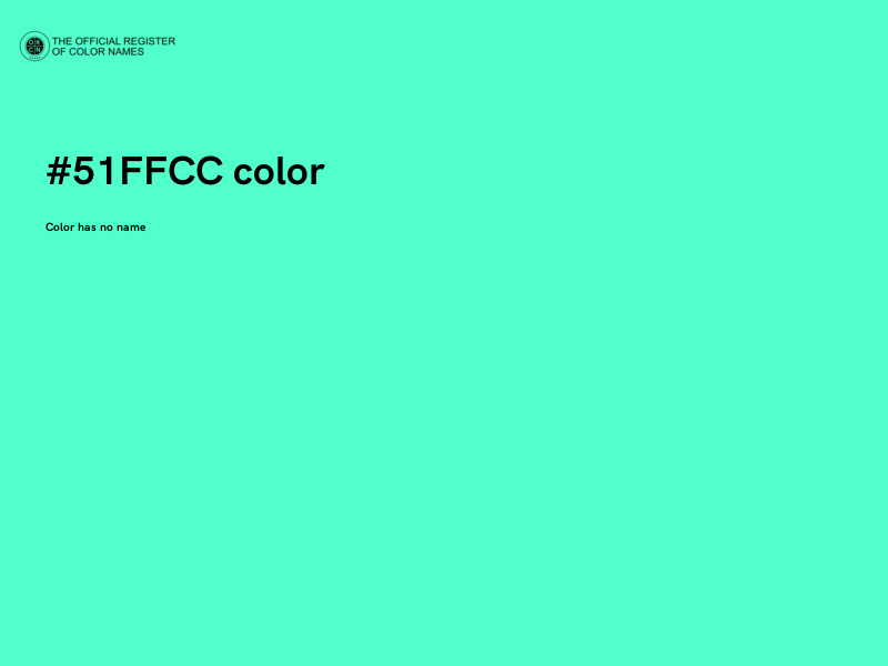 #51FFCC color image