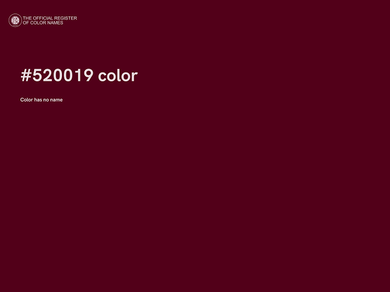 #520019 color image