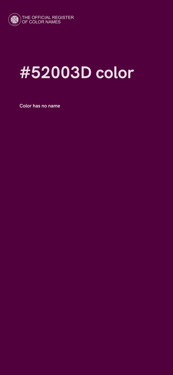 #52003D color image