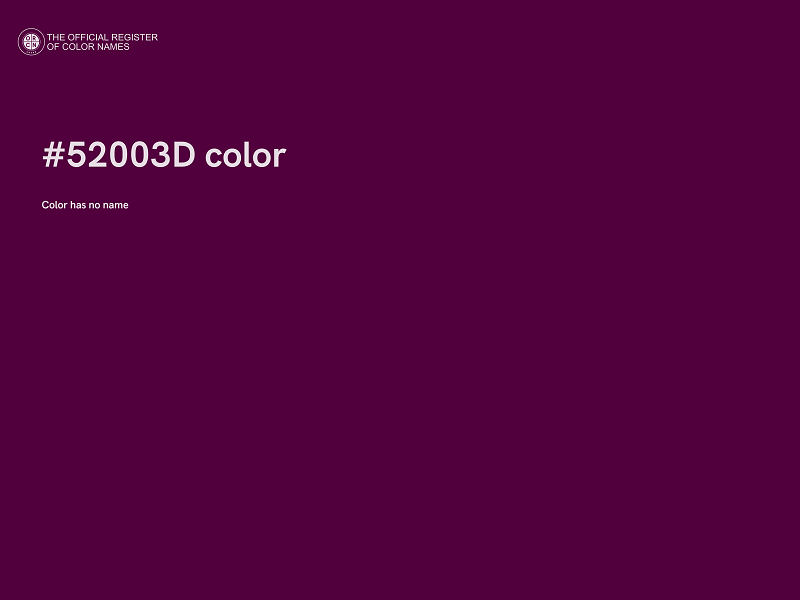#52003D color image