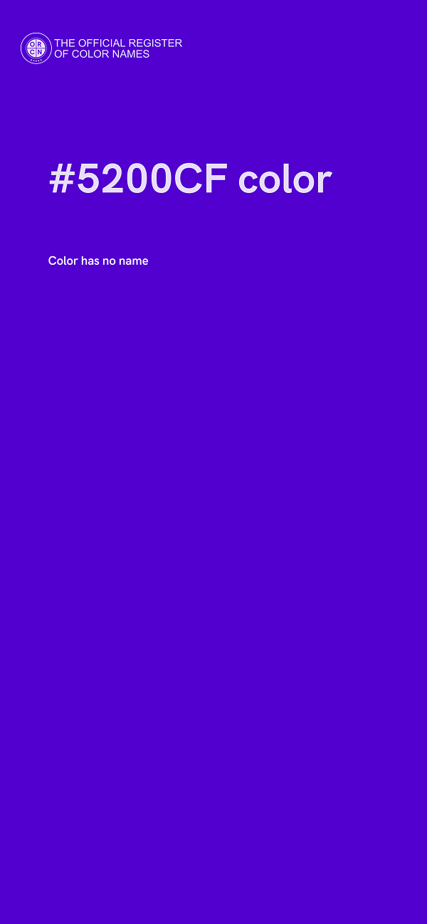 #5200CF color image
