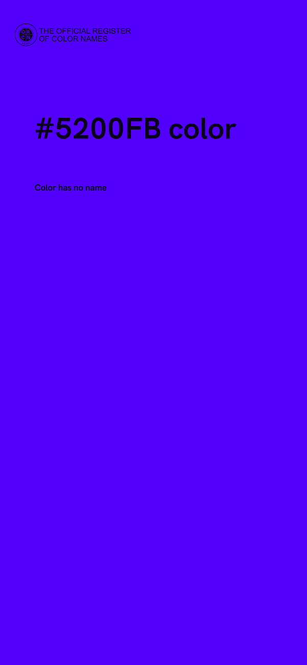 #5200FB color image