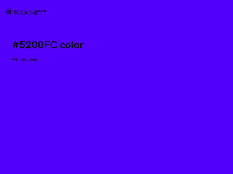 #5200FC color image
