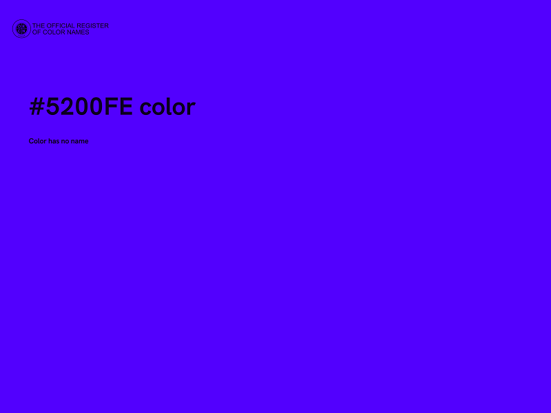 #5200FE color image