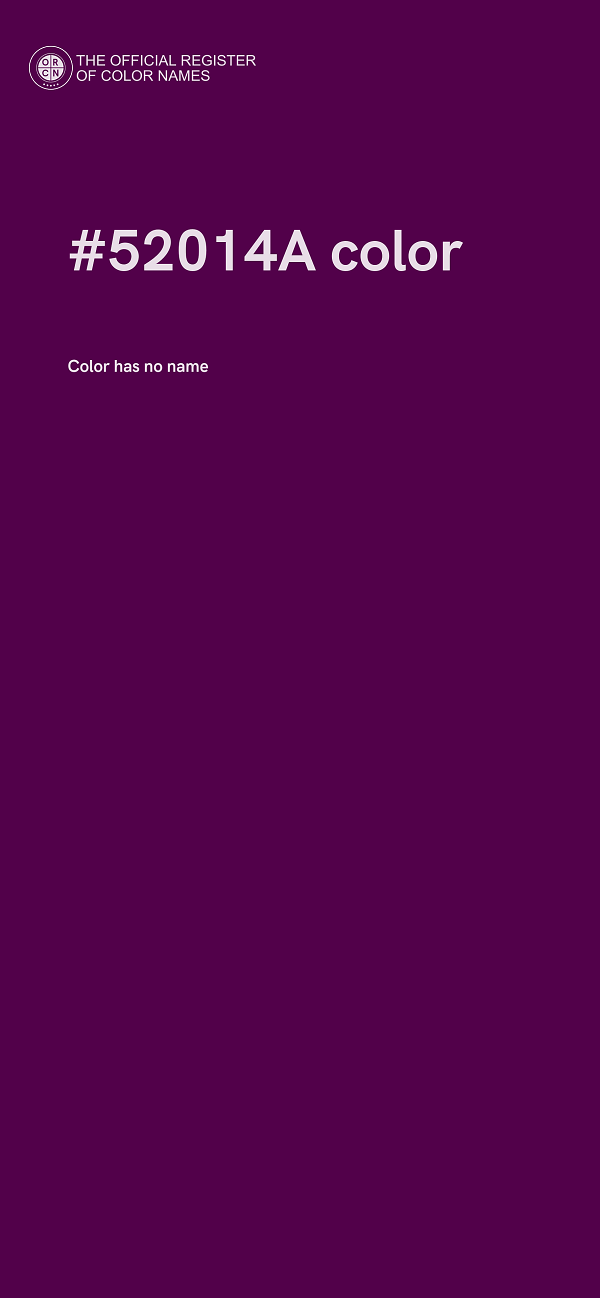 #52014A color image