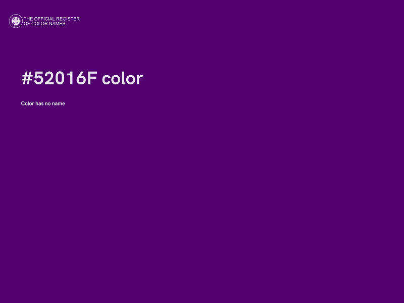 #52016F color image